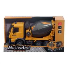 Friction Truck Concrete Mixer-Truck with Sounds and Lights