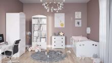 Bed Julia white without drawer without mattress 180/80