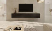 Dallas TV cabinet, black