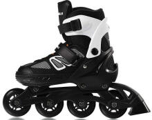 Ролики Blackwheels Sonic, Black/White 37-40 размер регулируется