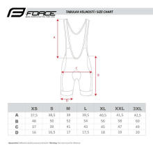 Velo šorti ar lencēm Force B40 Black/Grey S