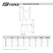 Velo šorti ar lencēm Force B50 Black XS