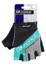 Cimdi FORCE RIVAL Black/Turquoise XL