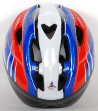 Велошлем детский Volare Deluxe Red Blue White