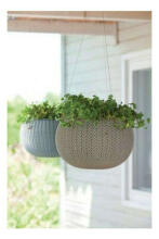 Puķu pods karināms Cozy M With Hanging Set brūns
