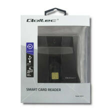 Viedkaršu skeneris Qoltec 50643 | USB 2.0 | Plug and play