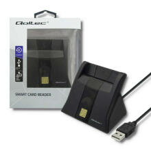 Viedkaršu skeneris Qoltec 50643 | USB 2.0 | Plug and play