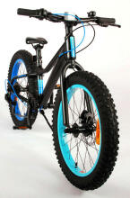 Bērnu velosipēds Volare Gradient Black/Blue/Aqua – 6 speed – Prime Collection (Rata izmērs: 20)