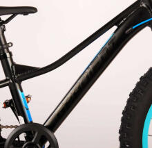 Bērnu velosipēds Volare Gradient Black/Blue/Aqua – 6 speed – Prime Collection (Rata izmērs: 20)