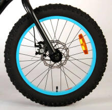 Bērnu velosipēds Volare Gradient Black/Blue/Aqua – 6 speed – Prime Collection (Rata izmērs: 20)