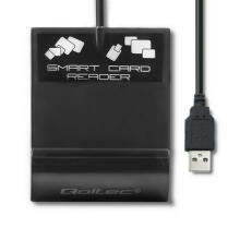 Qoltec 50363 USB kabelis 1,8 m USB 2.0 USB C USB A Melns