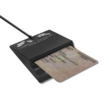 Qoltec 50363 USB kabelis 1,8 m USB 2.0 USB C USB A Melns