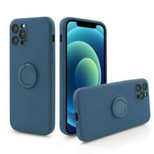 Mocco Pastel Ring Silicone Back Case Силиконовый чехол для Samsung Galaxy S22 Ultra 5G Синий