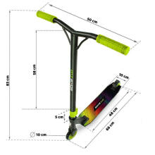 Самокат SOKE EVO (1615) Green 100mm