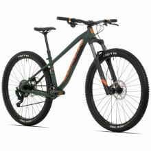 Мужской горный велосипед Rock Machine 29 Blizz TRL 40-29 Темно зеленый/оранжевый (Размер колеса: 29 размер рамы: L)