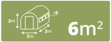 Plēve dārza tunelim 2x3m 6m2 Plonos