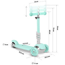Ricokids Buggy Art.163368 Mint Three-wheeled scooter