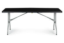 Saliekamais dārza galds banketam 180cm - melns