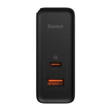 Ātrais lādētājs Baseus GaN5 Pro C+U 100W, EU, melns
