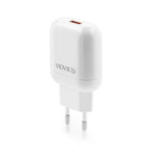 Vidvie CE12 2.4A tīkla lādētājs 1xUSB balts