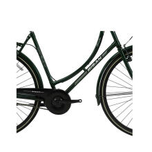 Pilsētas velosipēds Bisan 28 Paradise (PR10010140) melns/pelēks (Rata izmērs: 28 Rāmja izmērs: XL)