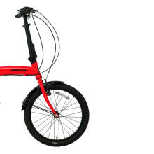 Saliekamais velosipēds Bisan 20 Twin S (PR10010405) sarkans