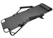 Ikonka Art.KX4509 Folding garden lounger waterproof graphite