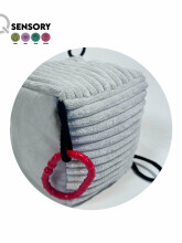 NO ODD Sensory Shapes Art.163975 Bag with 7 shapes, fillings and texture mini pillows