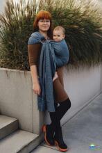 Little Frog Ring Sling Cotton Art.164065 Cloudy Cube