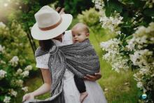 Little Frog Ring Sling Cotton Art.164066 Carbon Harmony