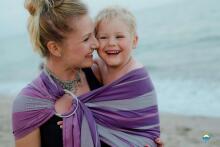 Little Frog Ring Sling Cotton Art.164072 Amethyst