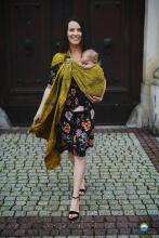 Little Frog Ring Sling Cotton Art.164077 Lemon Wildness