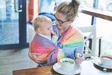 Little Frog Ring Sling Cotton Art.164095 Ammolite