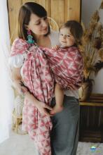 Little Frog Ring Sling Cotton Art.164104 Fuschsia Waves