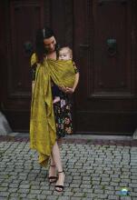 Little Frog Ring Sling Cotton Art.164105 Lemon Wildness