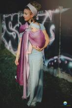 Little Frog Ring Sling Cotton Art.164121 Peony Cube