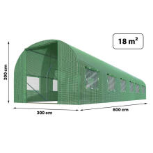 Dārza tunelis 3x6m (18m2) Plonos