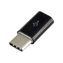Sbox Micro USB 2.0 F. -> TYPE C M. black AD.USB-C B