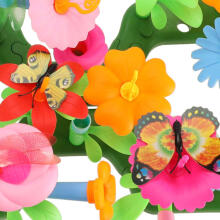 Ikonka Art.KX4395 Flowers creative blocks flower garden 175 elements