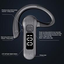 Bebe Basic Headset Ear Bone Conduction 5.2 Wireless Art.165168 Headphones with LED Power Display and Voice Control