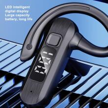 Bebe Basic Headset Ear Bone Conduction 5.2 Wireless Art.165168 Headphones with LED Power Display and Voice Control