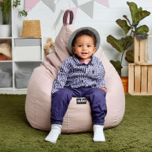 Qubo™ Tiny Drop Art deco Feel Art.165575 Kids ergonomic chair pouf, soft & cute