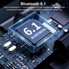 Bebe Basic Headset Bluetooth 6.1 Wireless Art.165719  Headphones with CVC8.0 Microphone 1.5 Hours