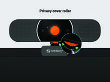 Sandberg 134-37 All-in-1 Webcam 2K HD