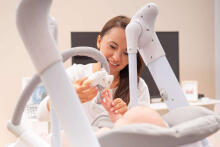 HIGH CHAIR + SWING INDIGO BEIGE