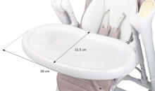 HIGH CHAIR + SWING INDIGO GREY