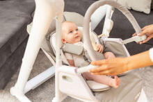 HIGH CHAIR + SWING INDIGO GREY