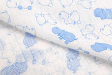 Bebe Basic Muslin Art. 057 Cotton muslin gauze swaddle 1 pc, 60x80 cm