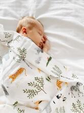Bebe Basic Muslin Art. 057 Cotton muslin gauze swaddle 1 pc, 60x80 cm