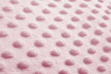 Minky Baby Nest Cone Wrap – rabbits/pink 75x75